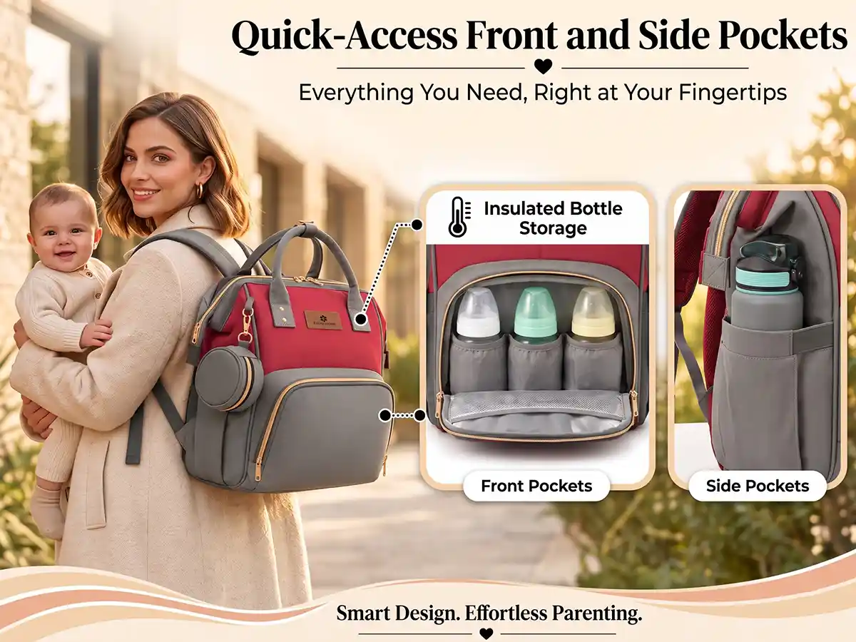 Spacious Diaper Backpack