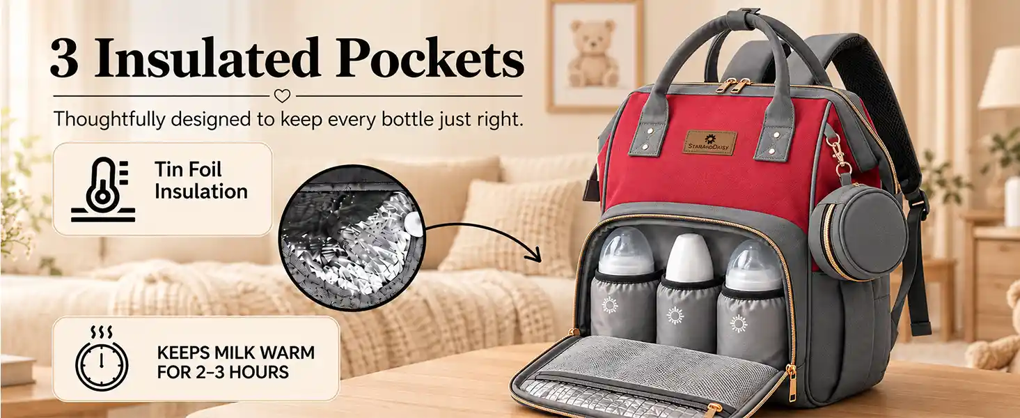 Spacious Diaper Backpack