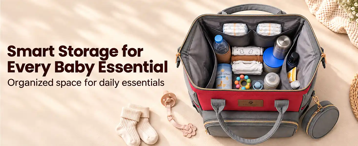 Spacious Diaper Backpack
