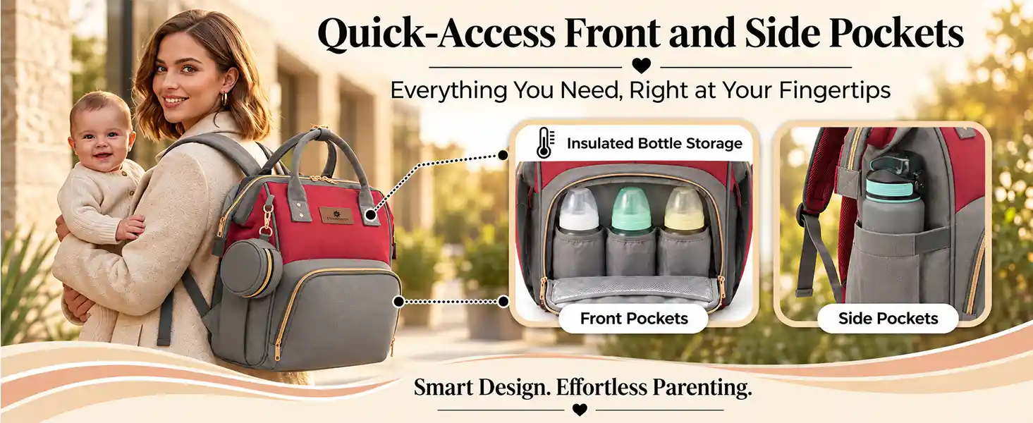 Spacious Diaper Backpack