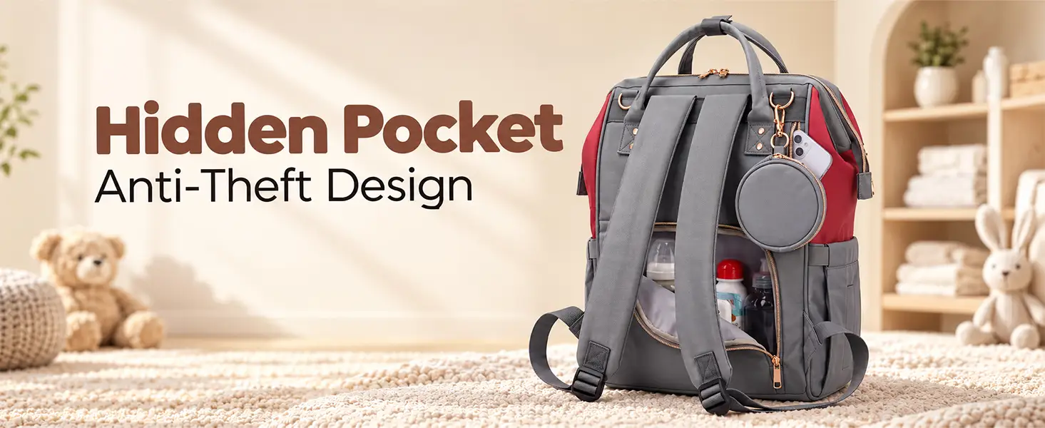 Spacious Diaper Backpack
