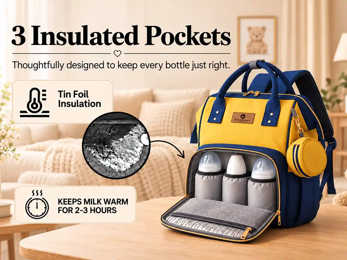 Spacious Diaper Backpack