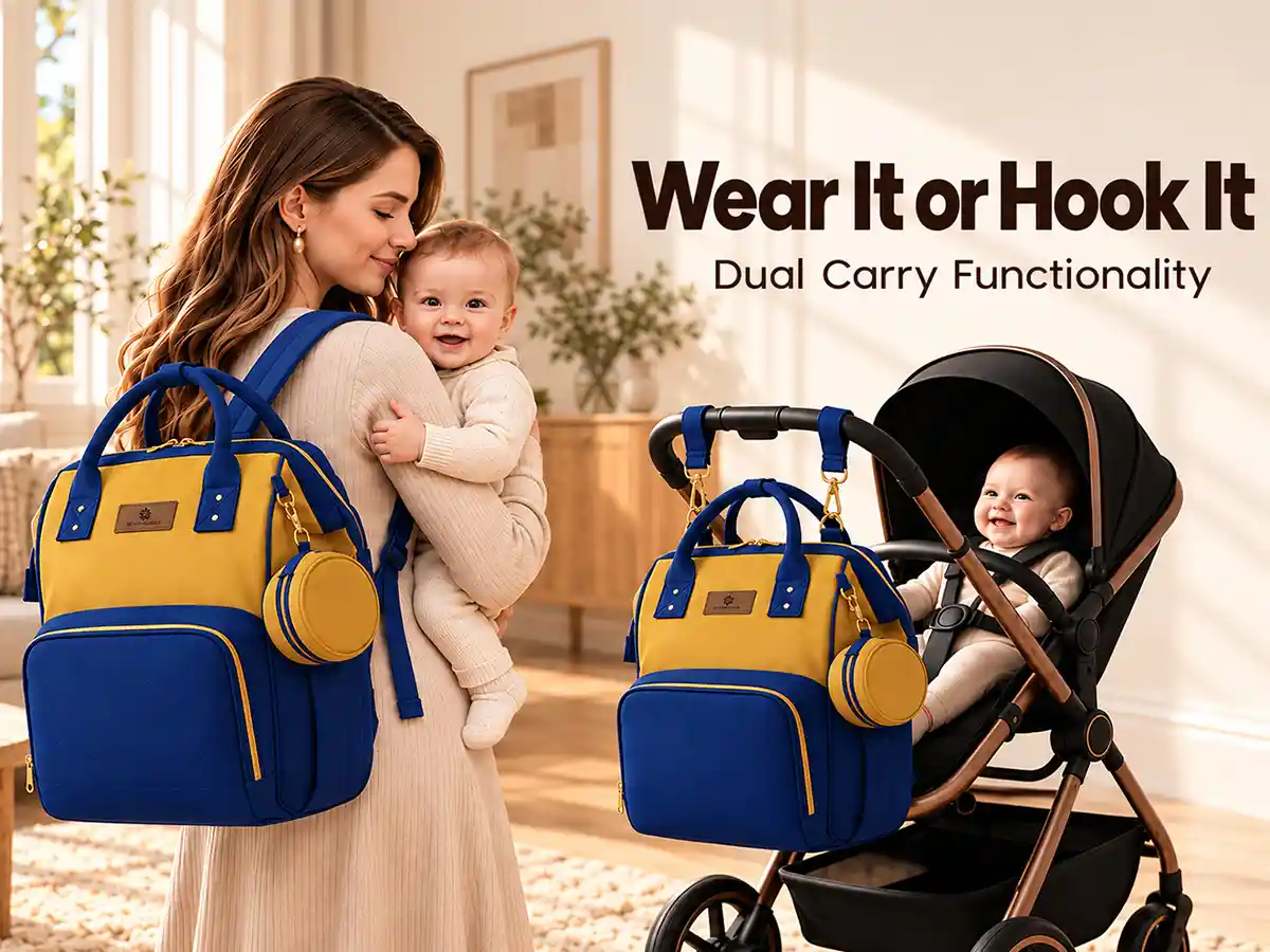 Spacious Diaper Backpack
