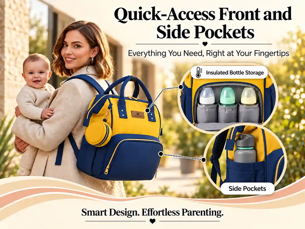 Spacious Diaper Backpack