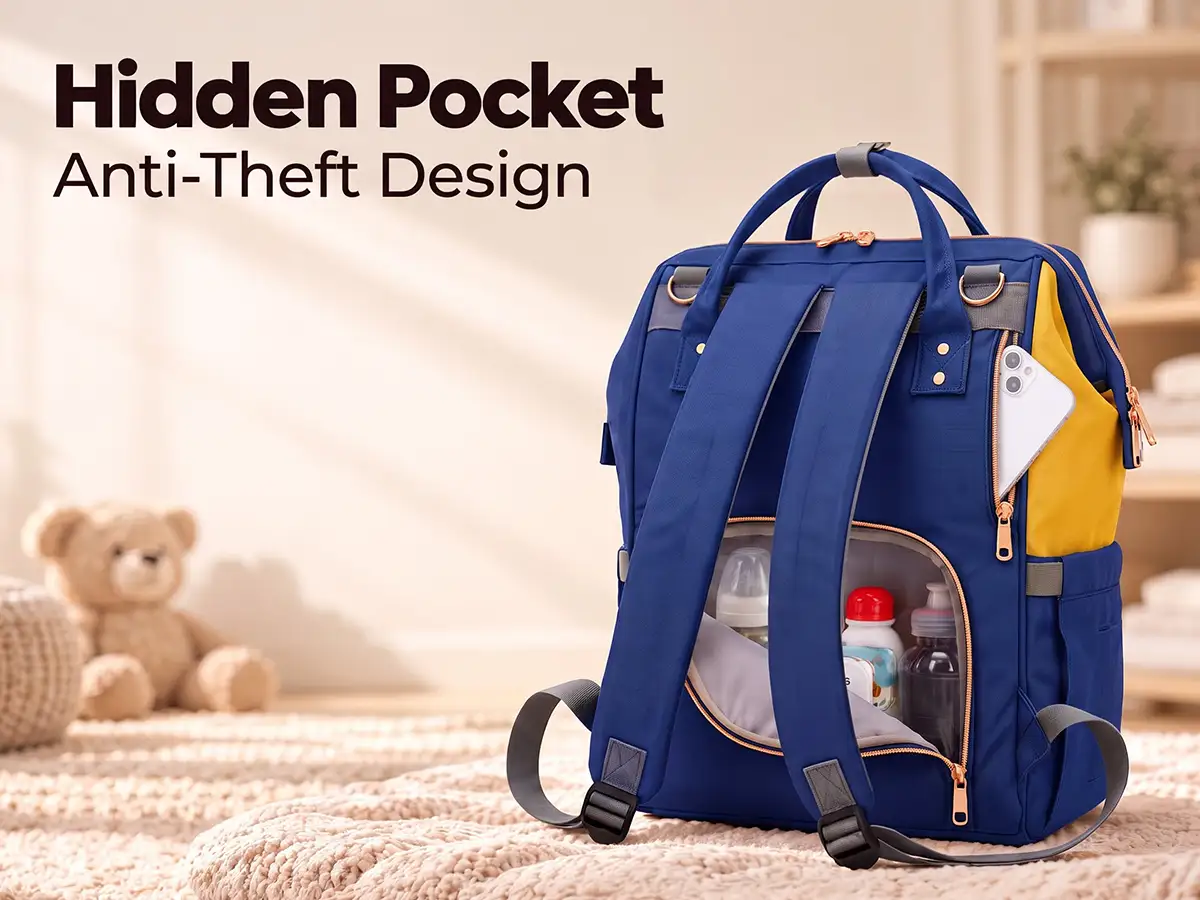 Spacious Diaper Backpack