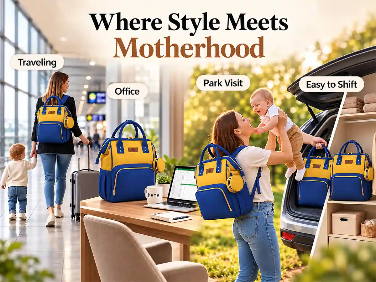 Spacious Diaper Backpack