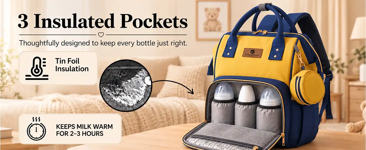 Spacious Diaper Backpack