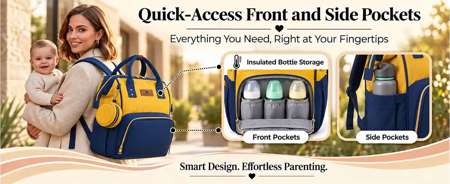 Spacious Diaper Backpack