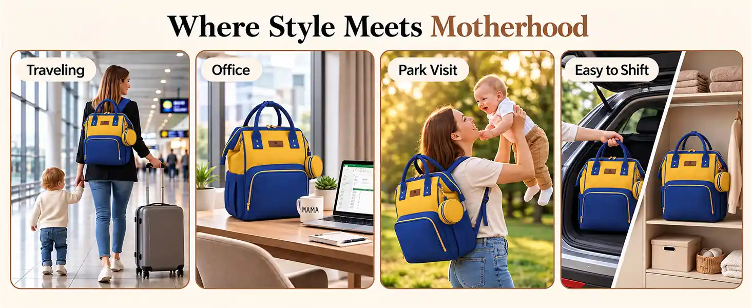 Spacious Diaper Backpack