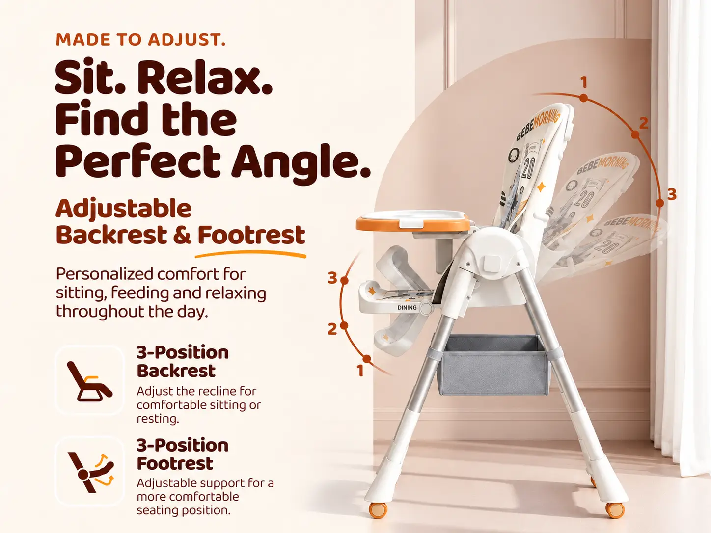 Galaxy Star Baby High Chair