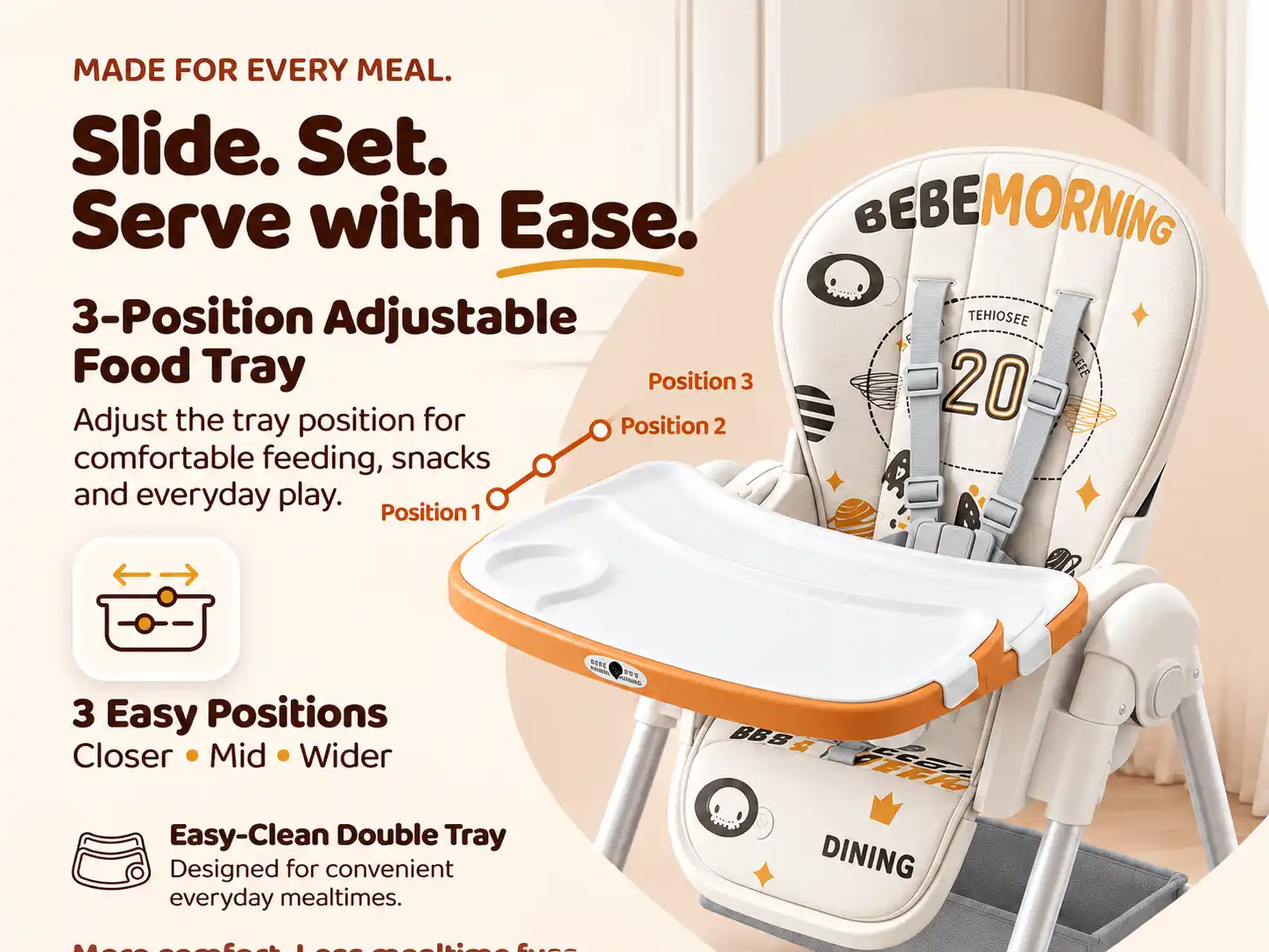 Galaxy Star Baby High Chair