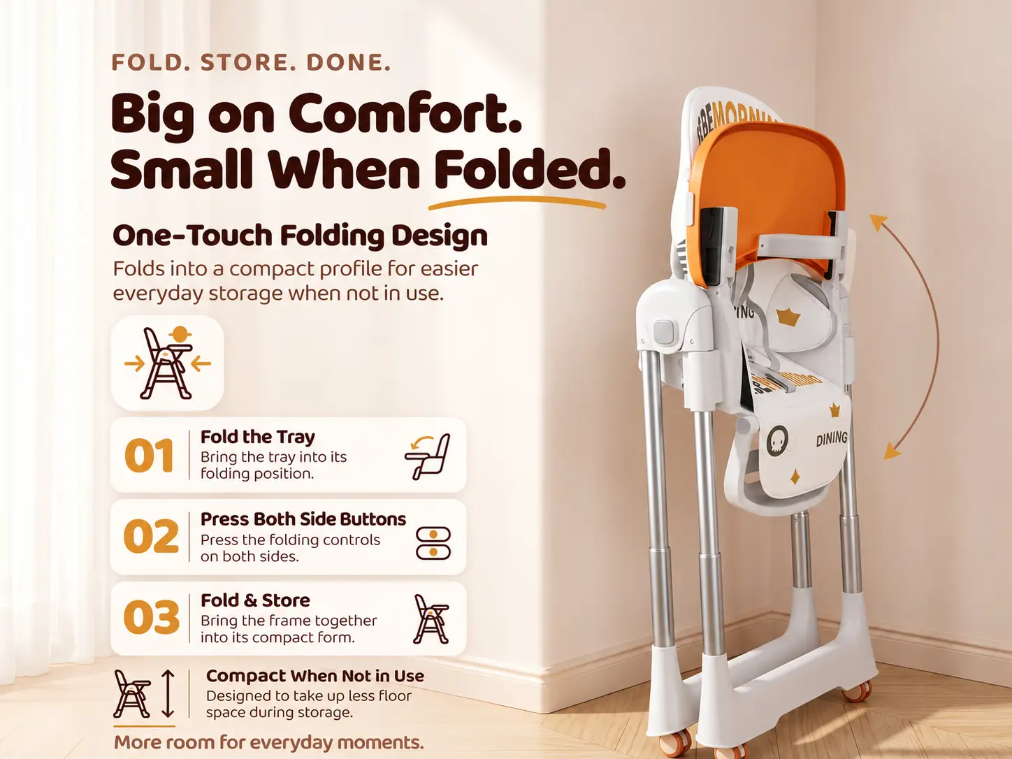 Galaxy Star Baby High Chair