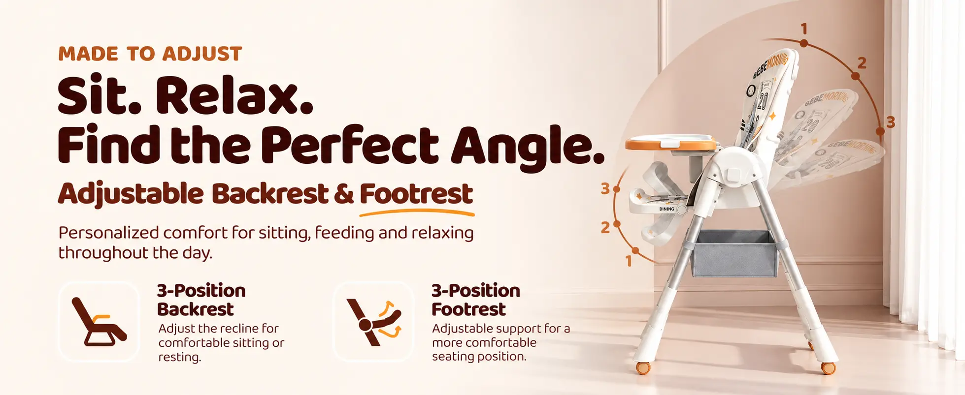 Galaxy Star Baby High Chair