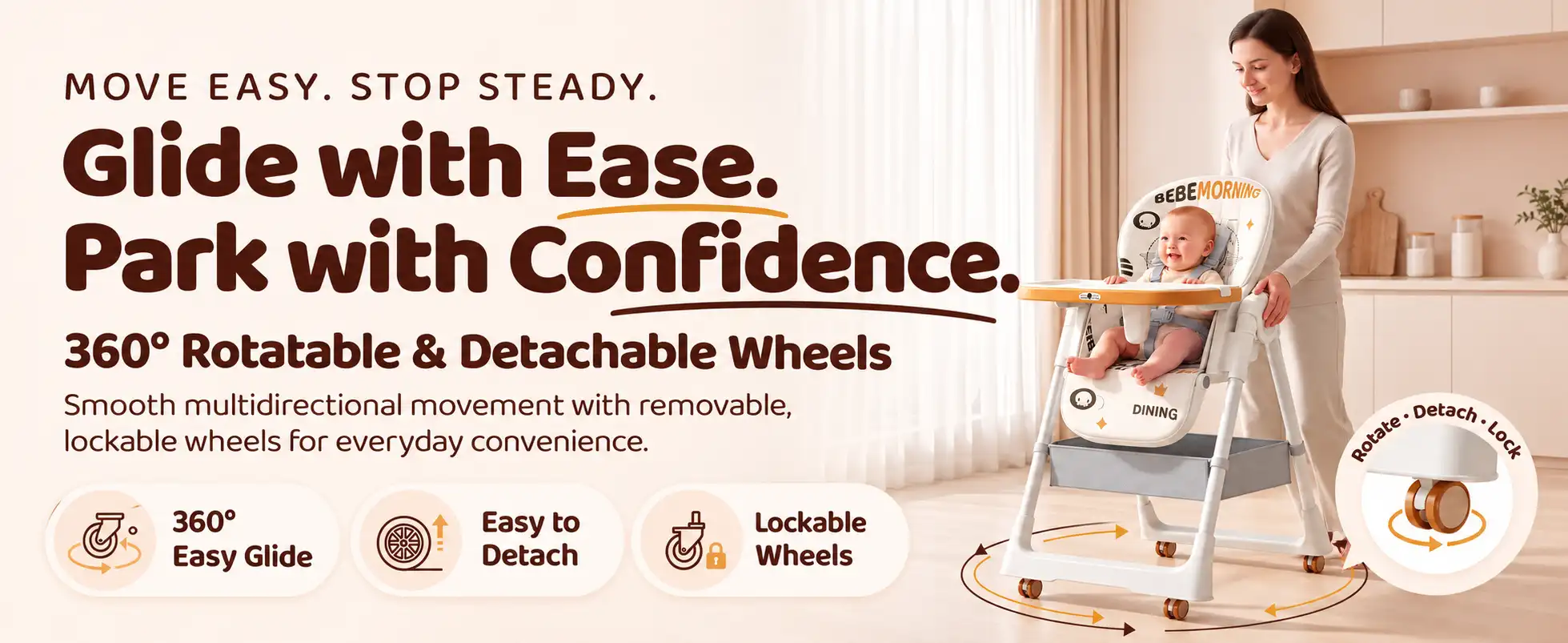 Galaxy Star Baby High Chair