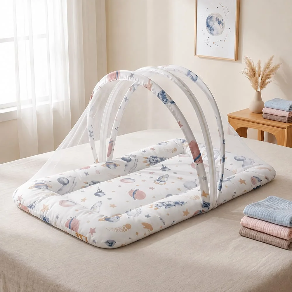mosquito net space print