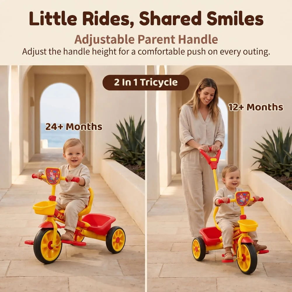Tricycle red yellow