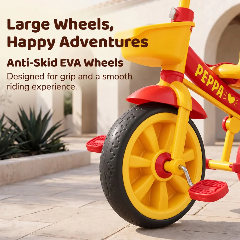 Tricycle red yellow