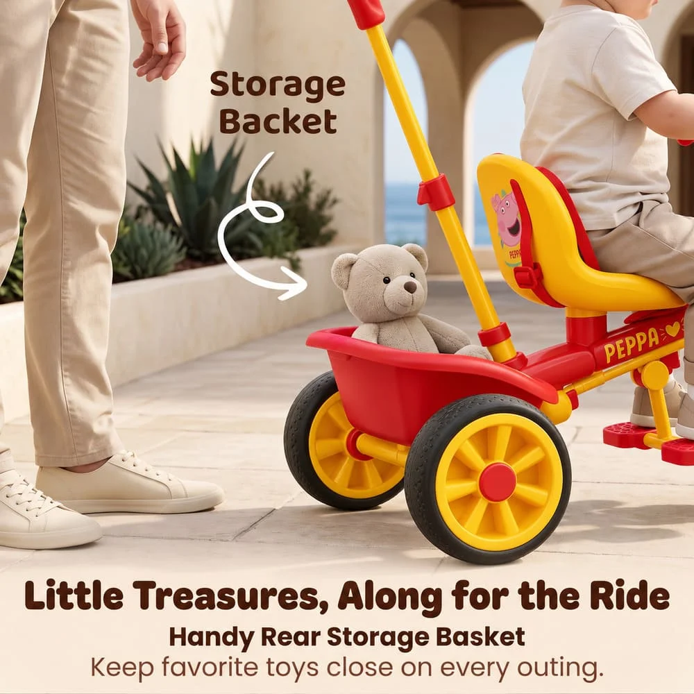 Tricycle red yellow