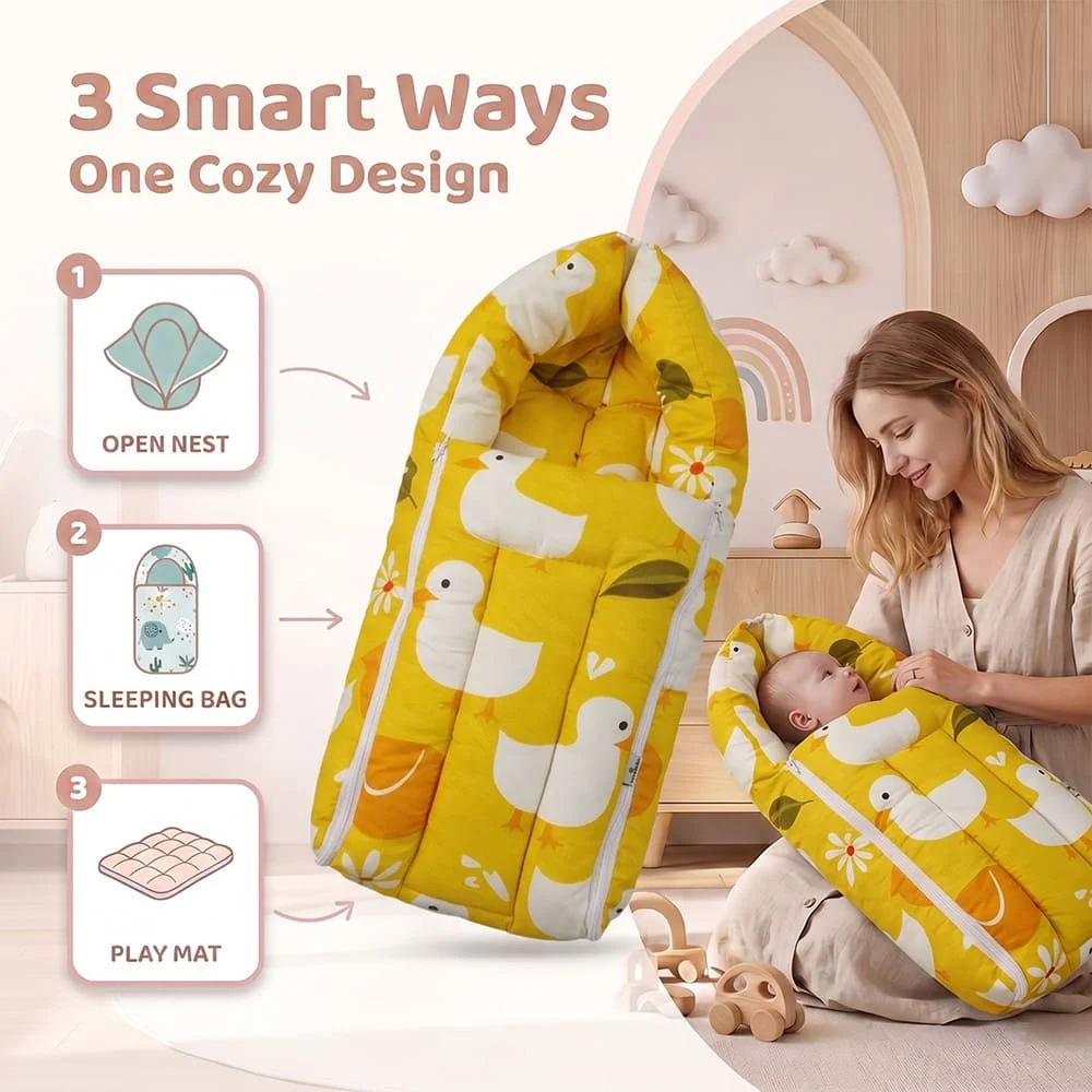 sleeping bag duck print 2
