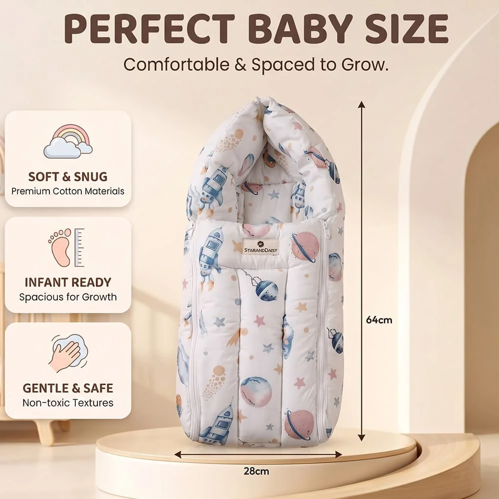 sleeping bag space print