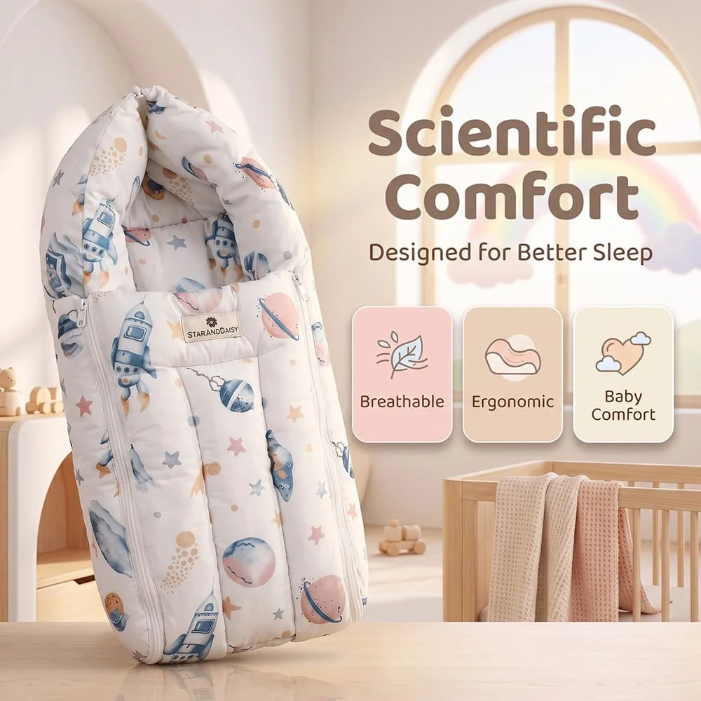 sleeping bag space print