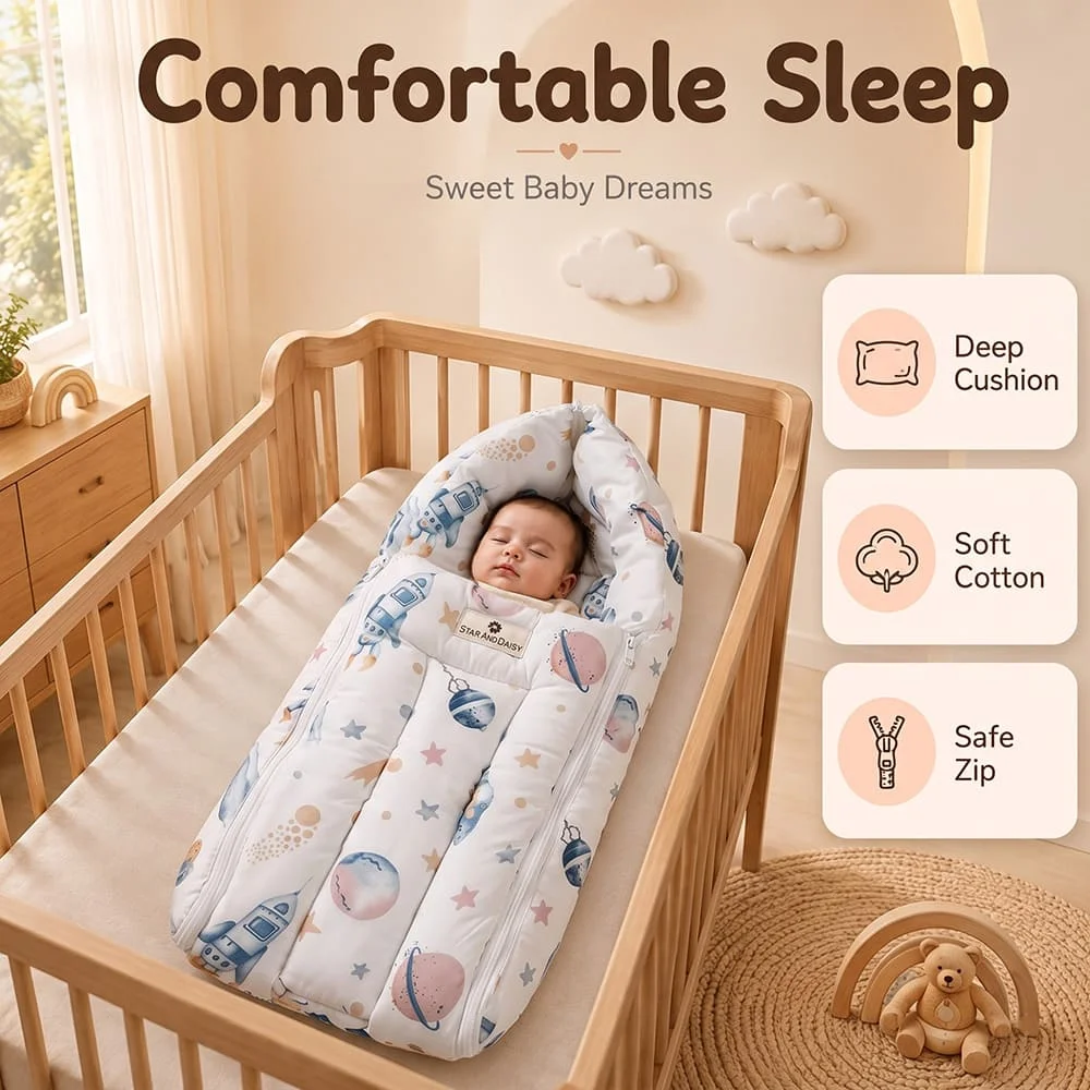 sleeping bag space print