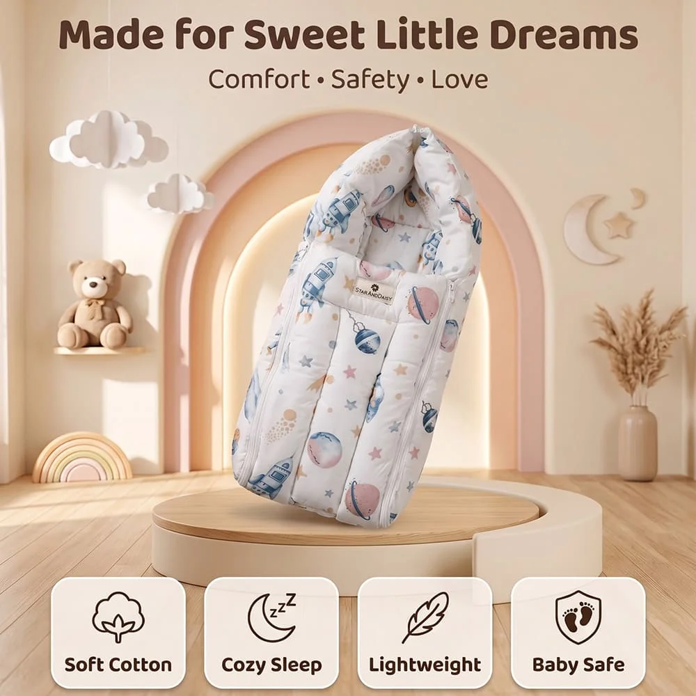sleeping bag space print