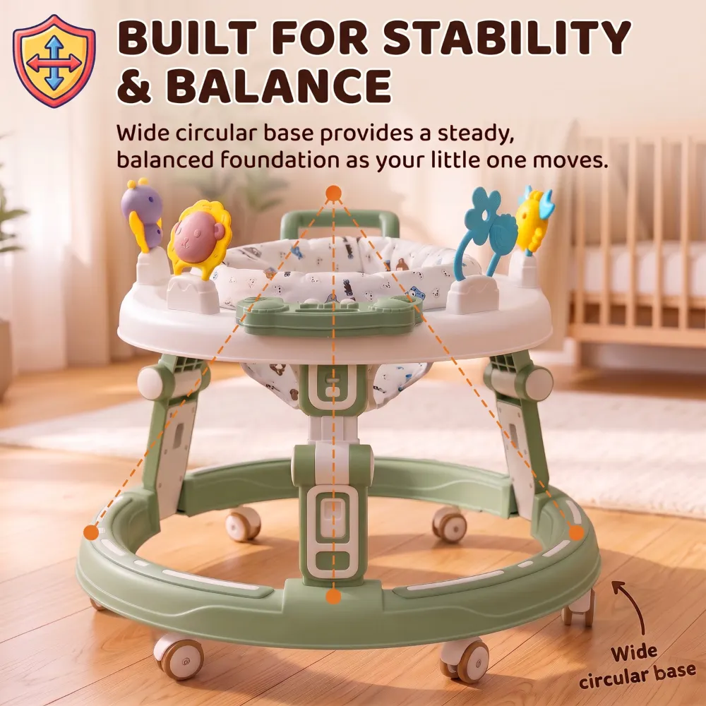 smart step 360 walker green