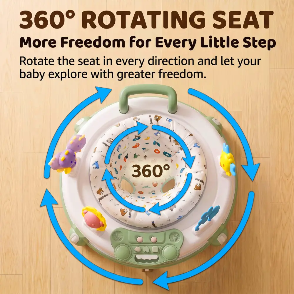 smart step 360 walker green