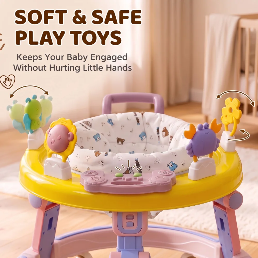 smart step 360 walker pink
