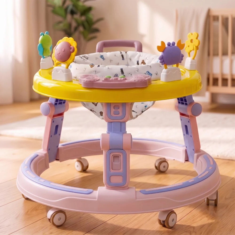 smart step 360 walker pink