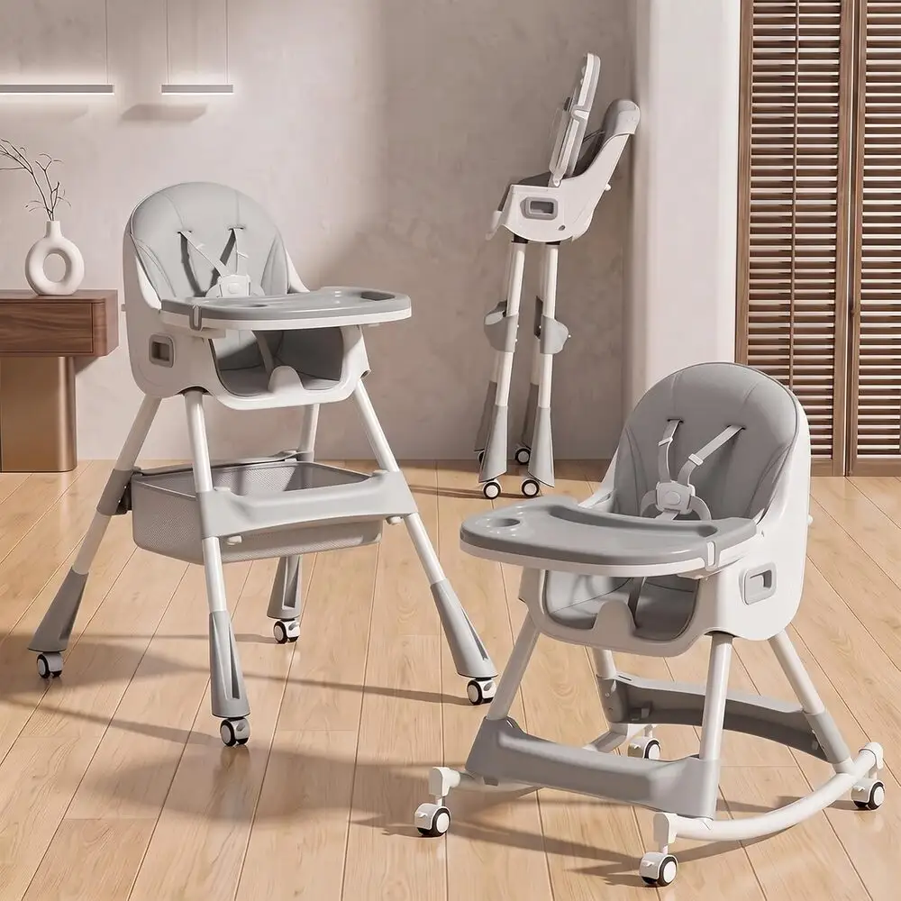 tiny taster high chair grey