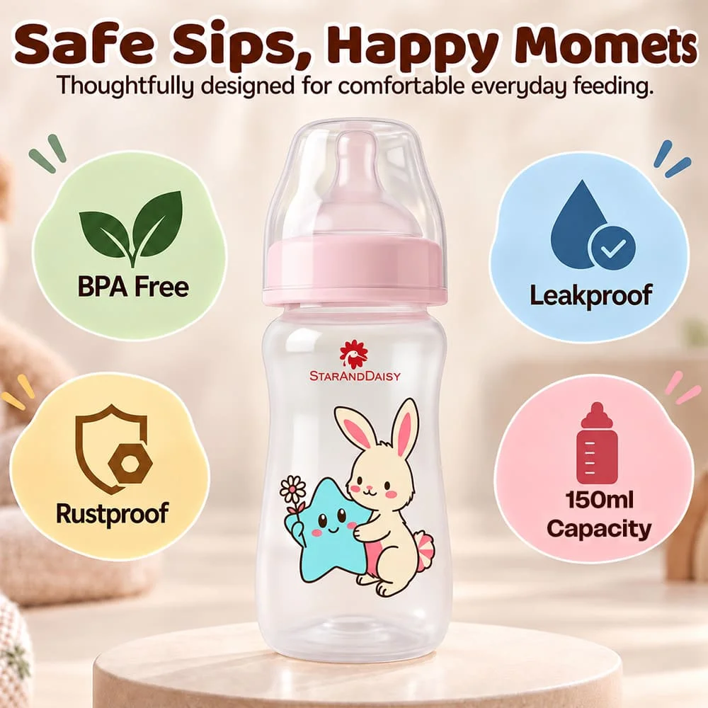wide neck 150 ml pink 9